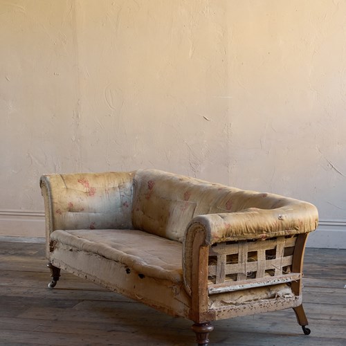 Late 19Th Century Country House Chesterfield Sofa For Upholstery