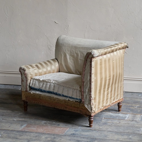 Antique Corner Armchair - Squab Seat