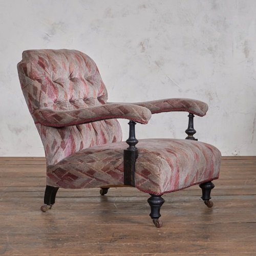 Antique Open Armchair In The Style Of Shoolbred