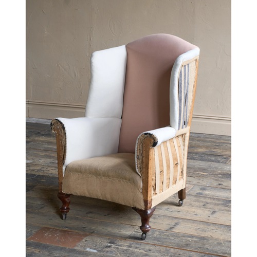 Antique Wingback Armchair - Now Restored