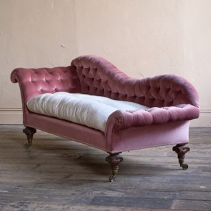 A Chaise Longue Sofa With Ionic Col...