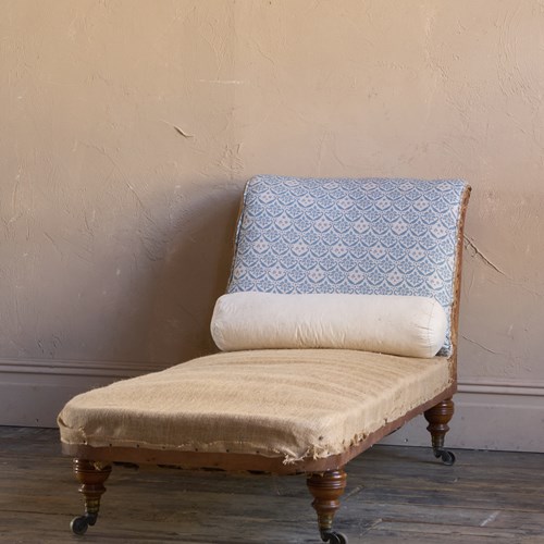 19Th C Howard And Sons Chaise Longue