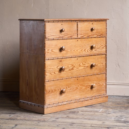A Howard And Sons Faux Bamboo Chest Of Drawers