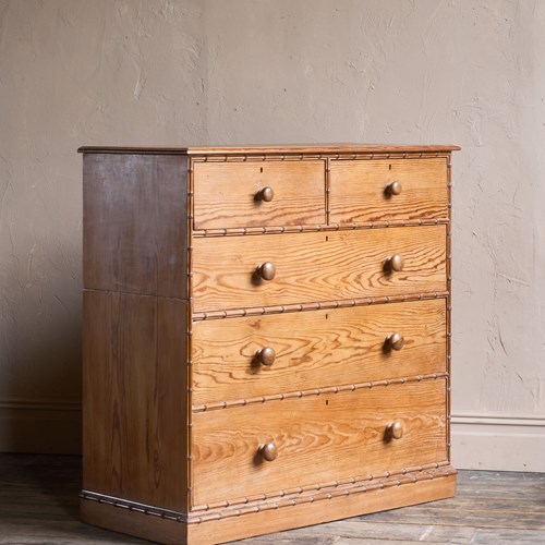 A Howard And Sons Faux Bamboo Chest Of Drawers