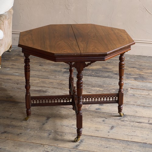 A Rosewood Centre Table By John Taylor & Sons