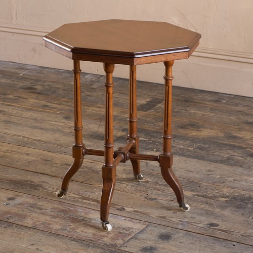 A 19Th C Mahogany Side Table