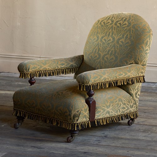 Antique Open Armchair By J.Mills