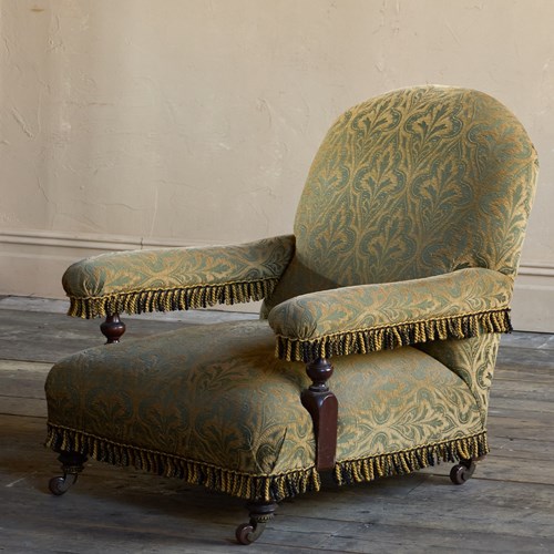 Antique Open Armchair By J.Mills