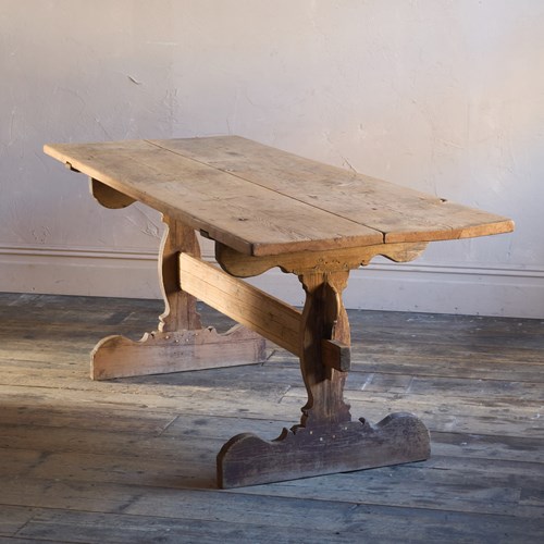 A Rustic Swedish Dining Table From The 18Th Century
