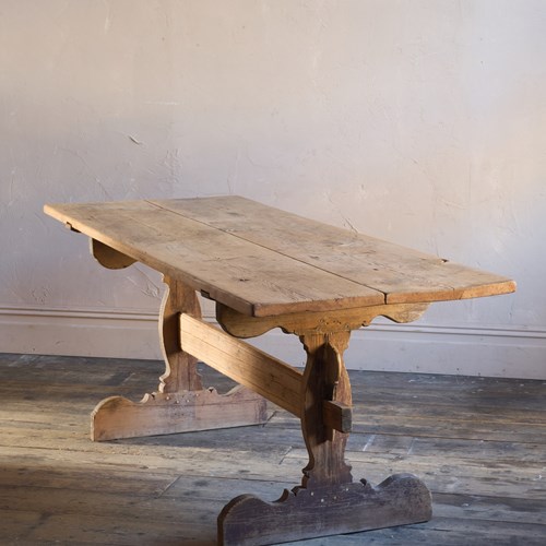 A Rustic Swedish Dining Table From The 18Th Century