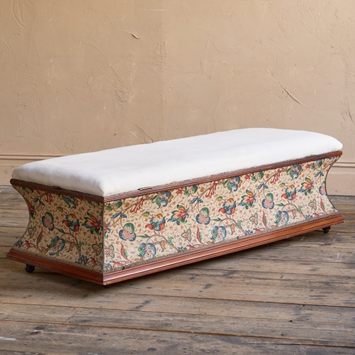 Large 19Th Century Sarcophagus Ottoman For Reupholstery