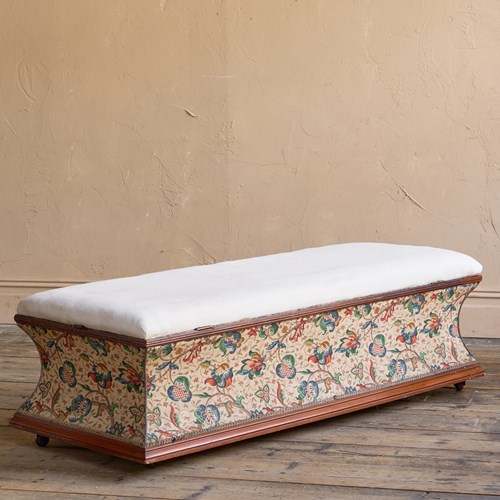 Large 19Th Century Sarcophagus Ottoman For Reupholstery