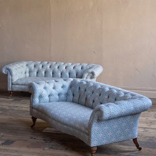 Pair Of Howard And Sons Serpentine ...