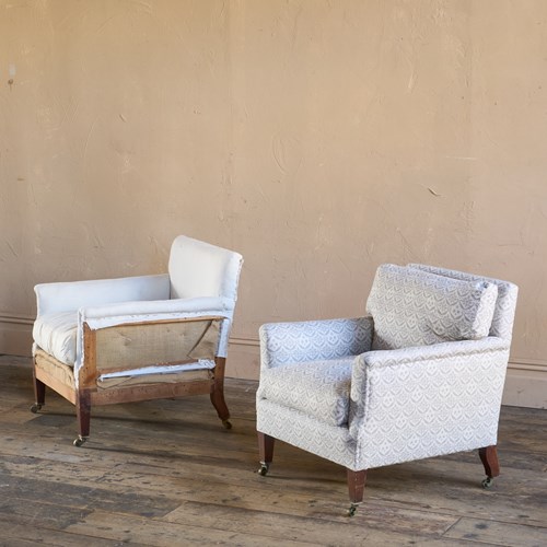 Howard And Sons Ingleby - Pair Of Armchairs