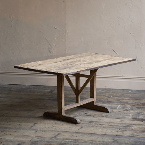 A Primitive Elm Dining Table