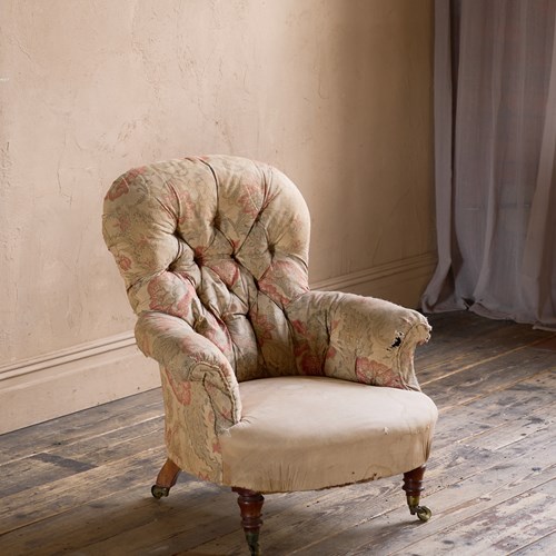 Antique Spoon Back Armchair By Holland & Sons