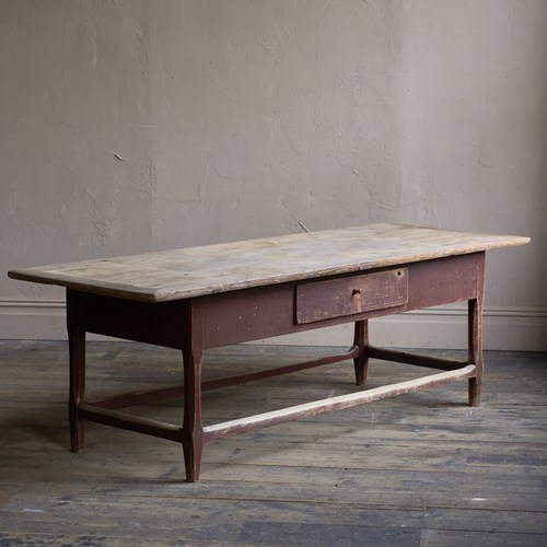 Swedish Falu Paint Kitchen Table