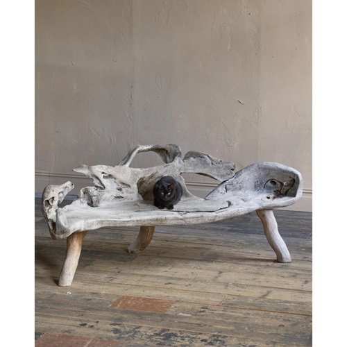 Teak Root Bench