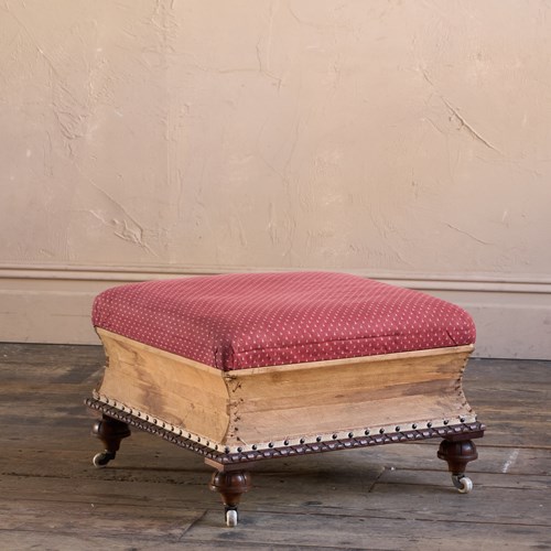 An Upholstered Sarcophagus Ottoman