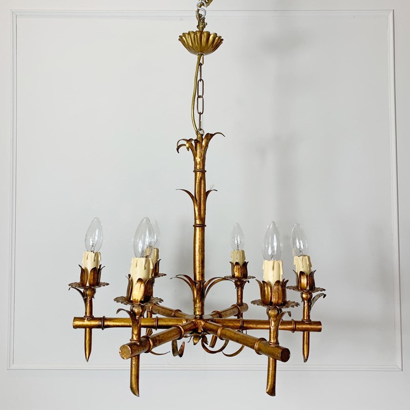 1950’S French Faux Bamboo Gilt Chandelier-lct-home-1950s-french-faux-bamboo-gilt-chandelier-4-main-638157896587587430.jpg