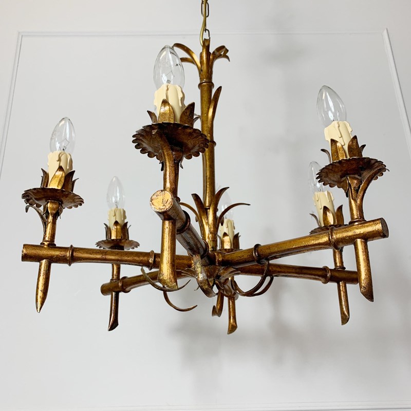 1950’S French Faux Bamboo Gilt Chandelier-lct-home-1950s-french-faux-bamboo-gilt-chandelier-5-main-638157896762272749.jpg