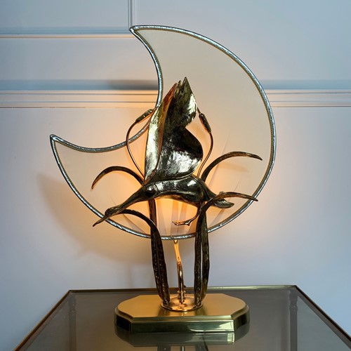 Lanciotto Galeotti Goose & Moon Table Lamp