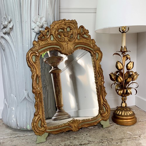 Late 19Th Century Italian Carved Mirror