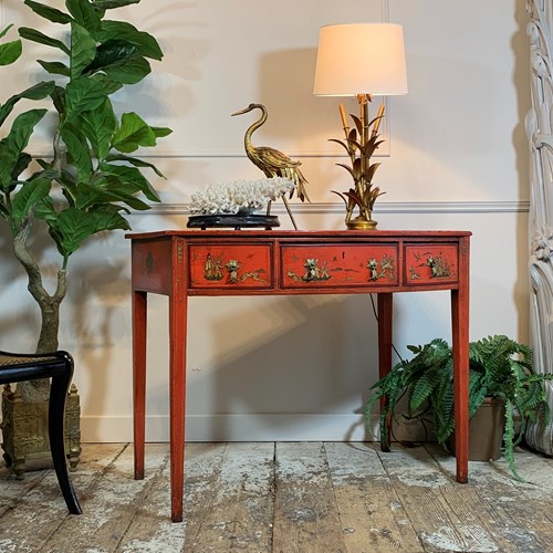 George III Chinoiserie Writing Desk / Table 