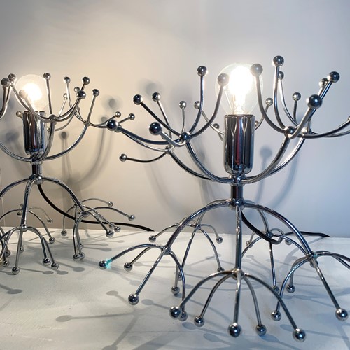 Gaetano Sciolari Sputnik Table Lamps 1960'S