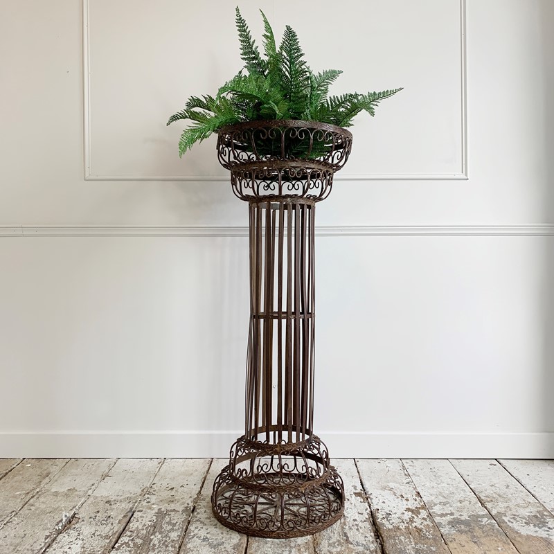 Mid Century, Decorative Scrollwork Plant Stand-lct-home-img-4361-main-637514186071945226.jpg