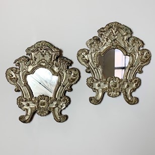 Pair Of Opulent 18Th Century Silver...