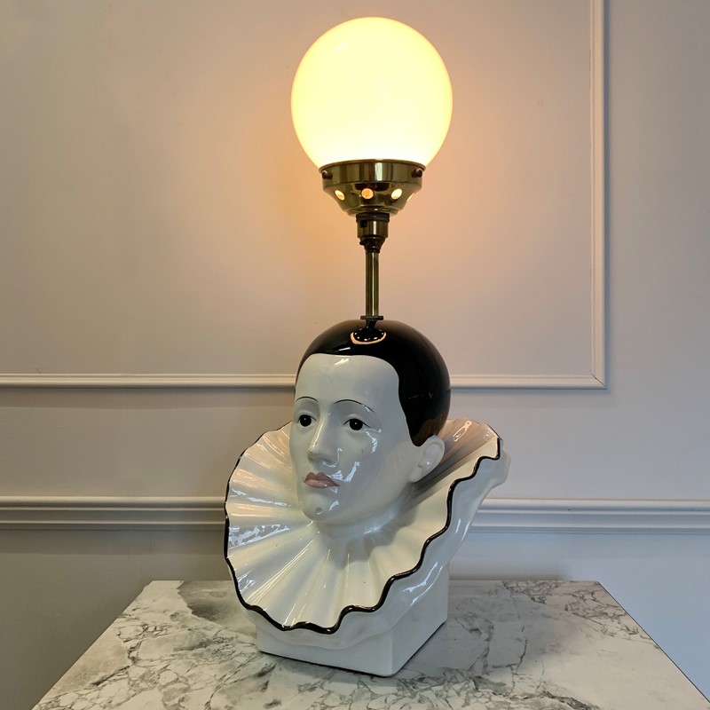 1980'S Ceramic Pierrot & Globe Table Lamp-lct-home-img-7969-main-637366339534890449.jpg