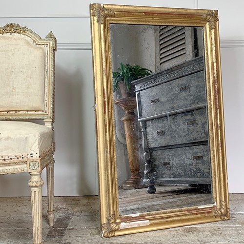 19Th Century Antique French Gilt Mirror