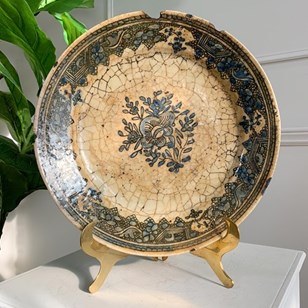 17Th Century Safavid Pottery Dish