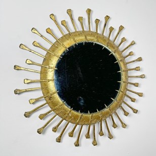 Brutalist Gold Spanish Sunburst Nai...