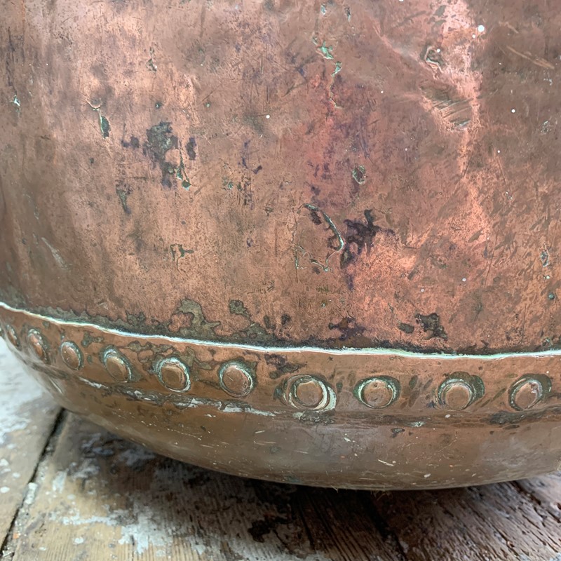 Antique French Riveted And Handled Copper Pot -lct-home-lct-home-copper-pot-7-main-637704280526815742.JPG