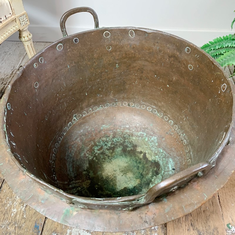 Antique French Riveted and Handled Copper Pot -lct-home-lct-home-copper-pot-9-main-637704280630564874.JPG