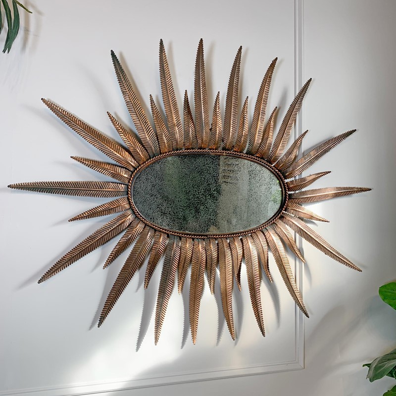 1970'S Italian Copper Feathered Decorative Sunburst Mirror-lct-home-lct-home-italian-copper-feathered-sunburst-mirror-2-main-638030859922128013.jpg