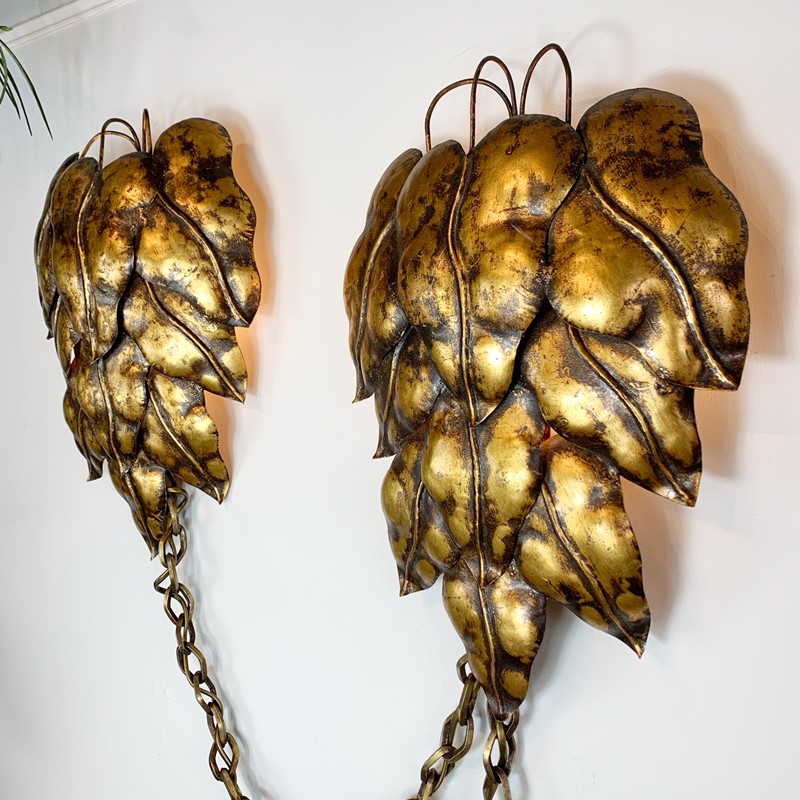  Pair Of Italian Leaf And Chain Swag Wall Lights -lct-home-lct-home-italian-swag-wall-lights-6-main-638011767666313280.jpg