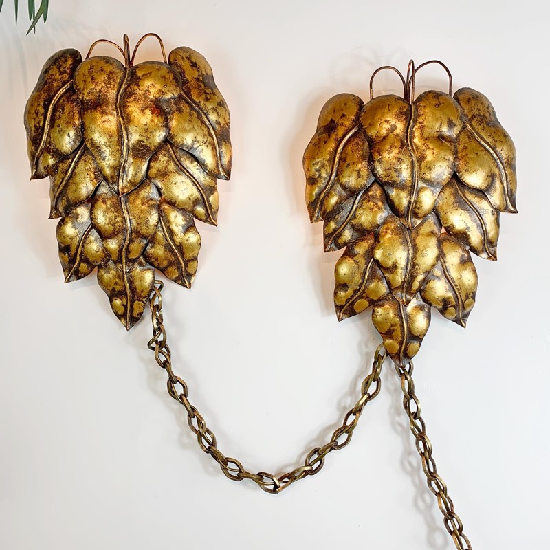 Pair of Italian Leaf and Chain Swag Wall Lights -lct-home-lct-home-italian-swag-wall-lights-9-main-638011767699750527.jpg