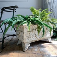 19th Century Large French Cast Iron Jardiniere