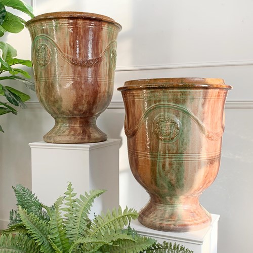 Large Pair Of Anduze Pottery Planters