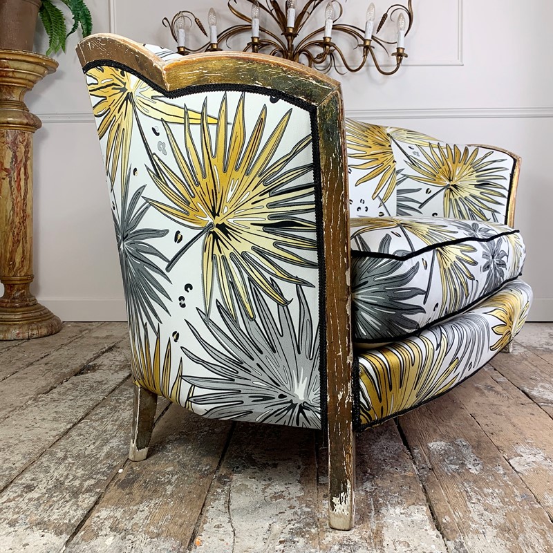 Antique French Settee In Tropics 'Fan Palm' Fabric-lct-home-lct-tropics-settee-7-main-637590091798442473.JPG