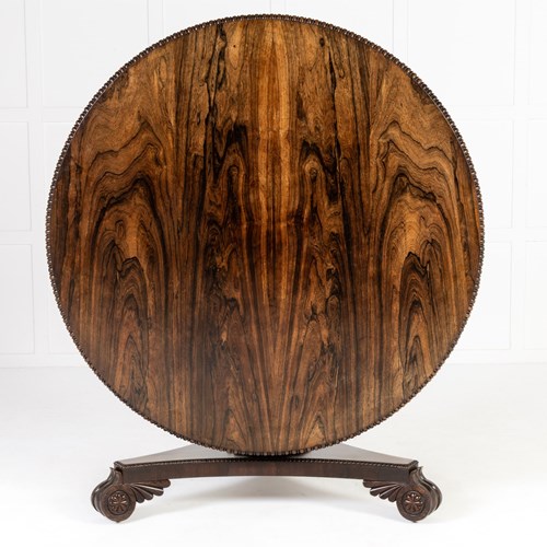 19Th Century Scottish Regency Rosewood Centre Table
