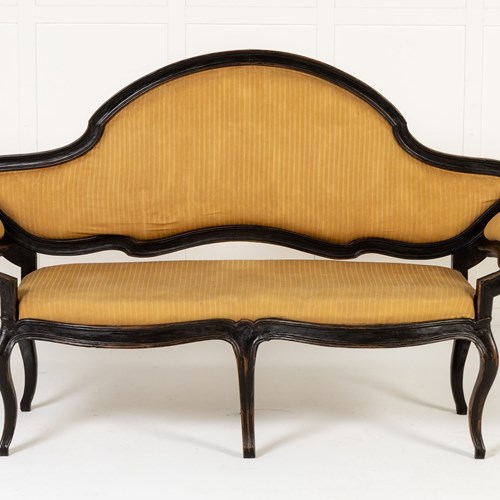 18Th Century Italian Ebonised Sofa