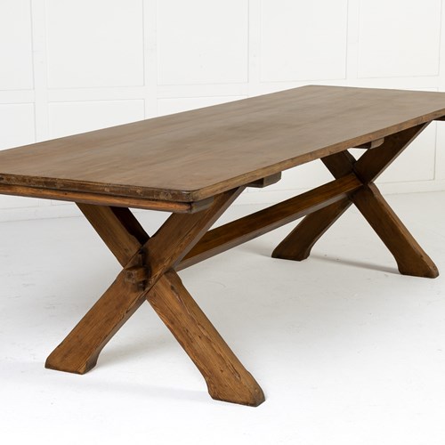 Late 19Th/Early 20Th Century English Pine Refectory Table 