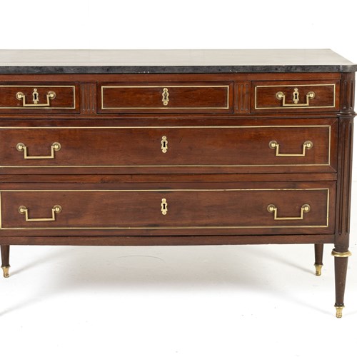 18Th Century French Mahogany Commode