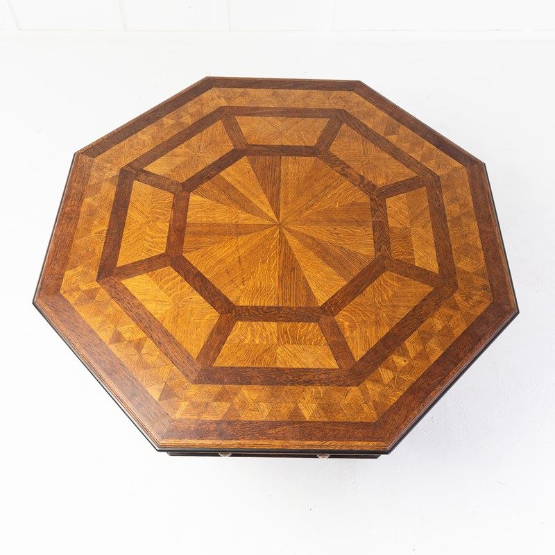 19Th Century Oak Octagonal Parquetry Drum Table-lee-wright-antiques-1x3a1672-main-638291581733043509.jpg