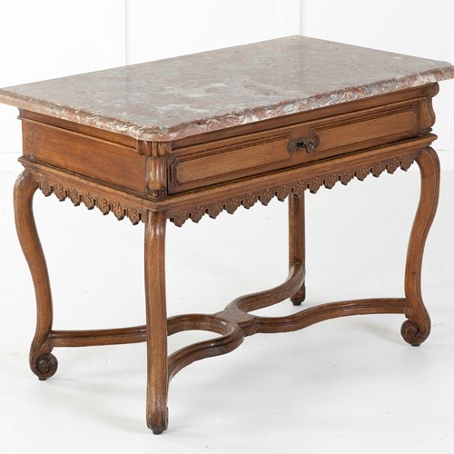 Early 18Th Century Belgian Oak Side Table