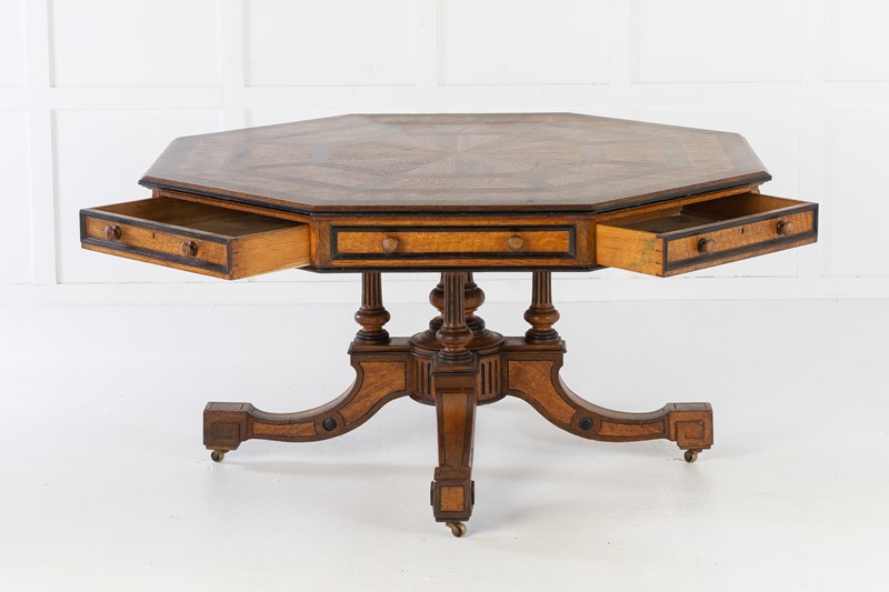 19Th Century Oak Octagonal Parquetry Drum Table-lee-wright-antiques-1x3a9964-main-638291581861633630.JPG